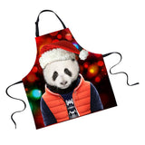 Maxbell Christmas Apron Unisex Kitchen Bib Apron for Cooking/Baking Party Supplies M - Aladdin Shoppers