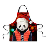 Maxbell Christmas Apron Unisex Kitchen Bib Apron for Cooking/Baking Party Supplies M - Aladdin Shoppers