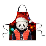 Maxbell Christmas Apron Unisex Kitchen Bib Apron for Cooking/Baking Party Supplies M - Aladdin Shoppers