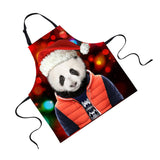 Maxbell Christmas Apron Unisex Kitchen Bib Apron for Cooking/Baking Party Supplies M - Aladdin Shoppers