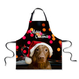 Maxbell Christmas Apron Unisex Kitchen Bib Apron for Cooking/Baking Party Supplies N - Aladdin Shoppers