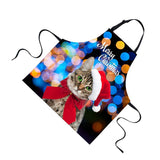 Maxbell Christmas Apron Unisex Kitchen Bib Apron for Cooking/Baking Party Supplies O - Aladdin Shoppers