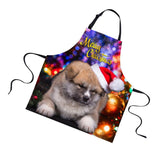 Maxbell Christmas Apron Unisex Kitchen Bib Apron for Cooking/Baking Party Supplies P - Aladdin Shoppers