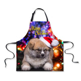 Maxbell Christmas Apron Unisex Kitchen Bib Apron for Cooking/Baking Party Supplies P - Aladdin Shoppers