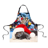 Maxbell Christmas Apron Unisex Kitchen Bib Apron for Cooking/Baking Party Supplies S - Aladdin Shoppers
