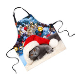 Maxbell Christmas Apron Unisex Kitchen Bib Apron for Cooking/Baking Party Supplies S - Aladdin Shoppers