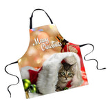 Maxbell Christmas Apron Unisex Kitchen Bib Apron for Cooking/Baking Party Supplies T