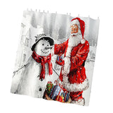 Maxbell Christmas Shower Curtain with Hooks Waterproof Bathroom Decor Santa Claus - Aladdin Shoppers