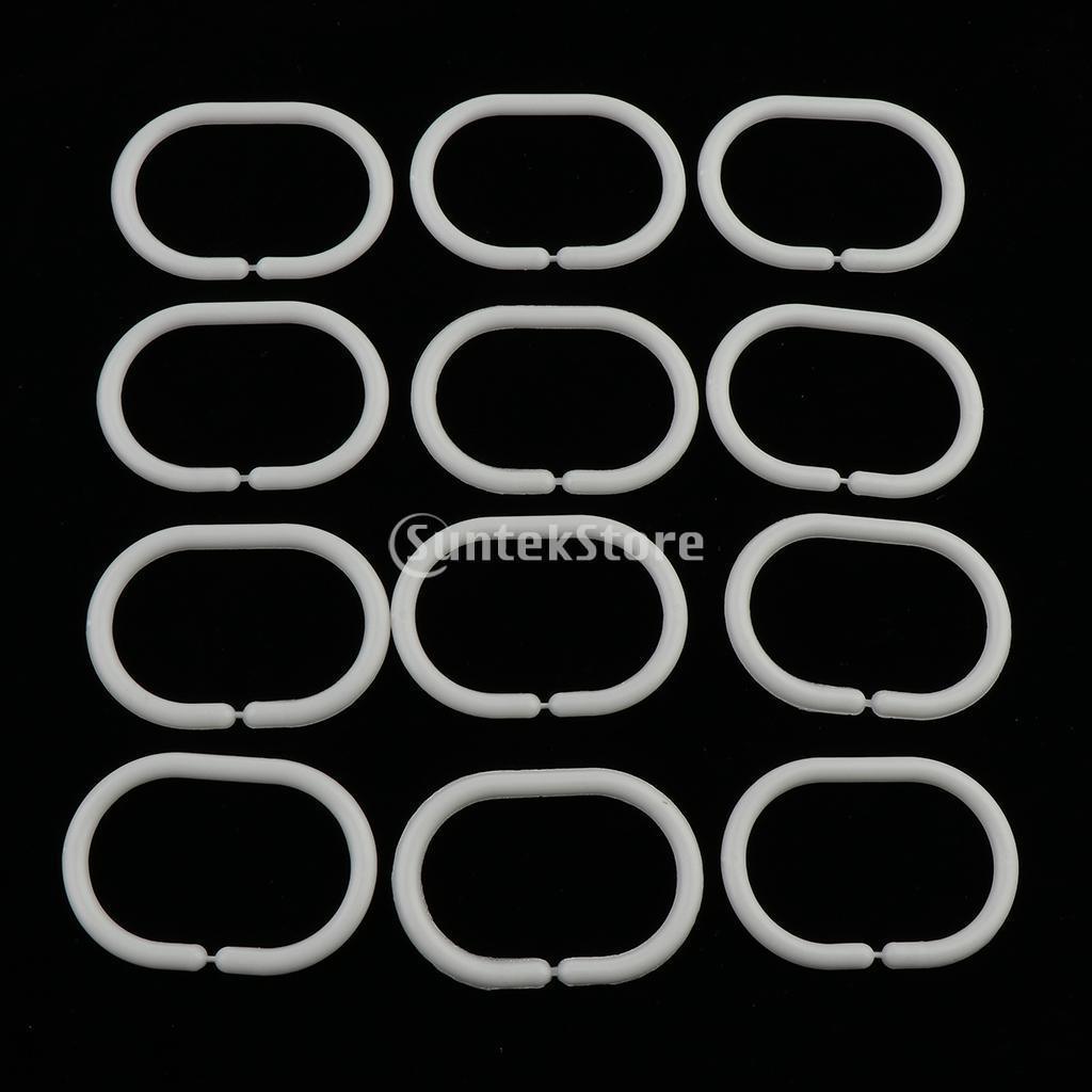 Maxbell Christmas Style Bathroom Curtains with Hooks for Bathroom Decor Flower - Aladdin Shoppers