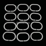 Maxbell Christmas Style Bathroom Curtains with Hooks for Bathroom Decor Flower - Aladdin Shoppers