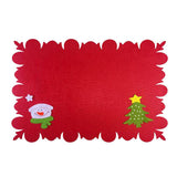 Maxbell Christmas Table Placemat Tableware Mat Pad for Holiday Decor 46x31cm C - Aladdin Shoppers