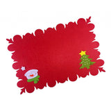 Maxbell Christmas Table Placemat Tableware Mat Pad for Holiday Decor 46x31cm C - Aladdin Shoppers