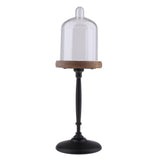 Maxbell Clear Cake Stand Cupcake Plate Cake Dome Lid Display high Light caffeine - Aladdin Shoppers