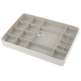 Maxbell Clear Organizer Container Storage Box for Nail Tip Jewelry Beads Gray - Aladdin Shoppers