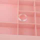 Maxbell Clear Organizer Container Storage Box for Nail Tip Jewelry Beads Pink - Aladdin Shoppers