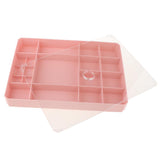 Maxbell Clear Organizer Container Storage Box for Nail Tip Jewelry Beads Pink - Aladdin Shoppers