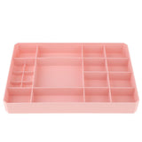 Maxbell Clear Organizer Container Storage Box for Nail Tip Jewelry Beads Pink - Aladdin Shoppers