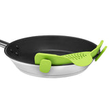 Maxbell Clip-on Silicone Kitchen Pan Strainer Colander & Drainer, Pan Strainer Green - Aladdin Shoppers