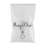 Maxbell Cloth Headphone Earphone Cord Wrap Winder with Magnetic Button white - Aladdin Shoppers