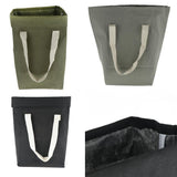 Maxbell Cloth Storage Bag Handbag Laundry Basket Organizer Bin 40x50cm Grey - Aladdin Shoppers