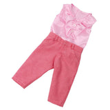 Maxbell Clothes Set Pink Tops & Long Pants Trousers for 18 Inch Doll - Aladdin Shoppers