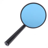 Maxbell CNC Alloy Side Rear View Race Mirrors for Motorbikes Scooters ATV Blue - Aladdin Shoppers