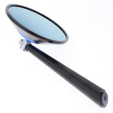 Maxbell CNC Alloy Side Rear View Race Mirrors for Motorbikes Scooters ATV Blue - Aladdin Shoppers