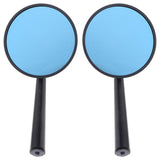 Maxbell CNC Alloy Side Rear View Race Mirrors for Motorbikes Scooters ATV Blue - Aladdin Shoppers