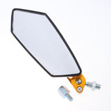 Maxbell CNC Aluminum Racing Side Rear View Mirrors for Motorcycle Scooter ATV Golden - Aladdin Shoppers
