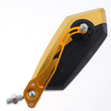 Maxbell CNC Aluminum Racing Side Rear View Mirrors for Motorcycle Scooter ATV Golden - Aladdin Shoppers