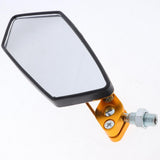 Maxbell CNC Aluminum Racing Side Rear View Mirrors for Motorcycle Scooter ATV Golden - Aladdin Shoppers