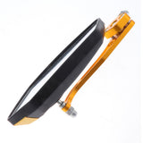 Maxbell CNC Aluminum Racing Side Rear View Mirrors for Motorcycle Scooter ATV Golden - Aladdin Shoppers