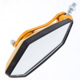 Maxbell CNC Aluminum Racing Side Rear View Mirrors for Motorcycle Scooter ATV Golden - Aladdin Shoppers