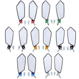 Maxbell CNC Aluminum Racing Side Rear View Mirrors for Motorcycle Scooter ATV Red - Aladdin Shoppers