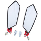 Maxbell CNC Aluminum Racing Side Rear View Mirrors for Motorcycle Scooter ATV Red - Aladdin Shoppers