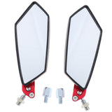 Maxbell CNC Aluminum Racing Side Rear View Mirrors for Motorcycle Scooter ATV Red - Aladdin Shoppers