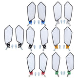 Maxbell CNC Aluminum Racing Side Rear View Mirrors for Motorcycle Scooter ATV Red - Aladdin Shoppers