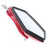 Maxbell CNC Aluminum Racing Side Rear View Mirrors for Motorcycle Scooter ATV Red - Aladdin Shoppers