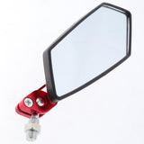 Maxbell CNC Aluminum Racing Side Rear View Mirrors for Motorcycle Scooter ATV Red - Aladdin Shoppers