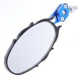 Maxbell CNC Aluminum Side Rear View Race Mirrors for Motorcycle Scooters ATV Blue - Aladdin Shoppers