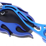 Maxbell CNC Aluminum Side Rear View Race Mirrors for Motorcycle Scooters ATV Blue - Aladdin Shoppers