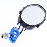 Maxbell CNC Aluminum Side Rear View Race Mirrors for Motorcycle Scooters ATV Blue - Aladdin Shoppers