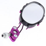Maxbell CNC Aluminum Side Rear View Race Mirrors for Motorcycle Scooters ATV Purple - Aladdin Shoppers