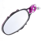 Maxbell CNC Aluminum Side Rear View Race Mirrors for Motorcycle Scooters ATV Purple - Aladdin Shoppers