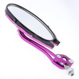 Maxbell CNC Aluminum Side Rear View Race Mirrors for Motorcycle Scooters ATV Purple - Aladdin Shoppers