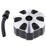 Maxbell CNC Alumium Alloy Motorcycles Fuel Tank Gas Cap Cover for Yamaha Black - Aladdin Shoppers