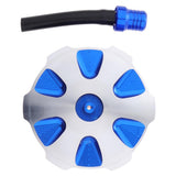 Maxbell CNC Alumium Alloy Motorcycles Fuel Tank Gas Cap Cover for Yamaha Blue - Aladdin Shoppers