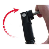 Maxbell CNC Folding Motorcycle Rearset Footrests Footpeg Foot Pegs Pedal Black - Aladdin Shoppers