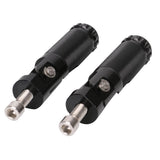 Maxbell CNC Folding Motorcycle Rearset Footrests Footpeg Foot Pegs Pedal Black - Aladdin Shoppers