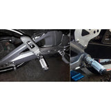 Maxbell CNC Folding Motorcycle Rearset Footrests Footpeg Foot Pegs Pedal Black - Aladdin Shoppers
